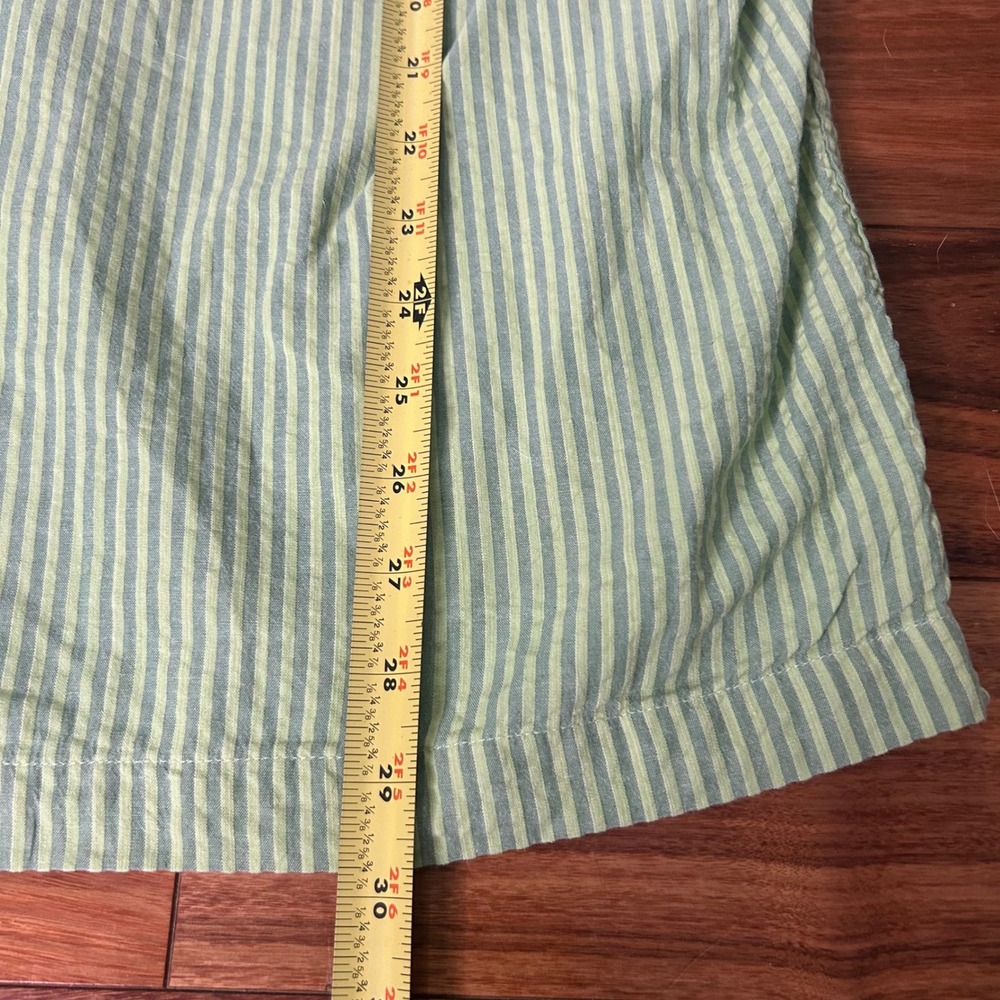 Basic Options Striped‎ Button Up Short Sleeve Cas… - image 7